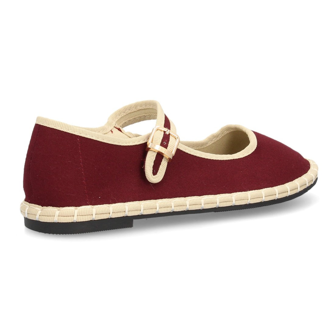 Bolsoloco Bailarina Hebilla Burdeos