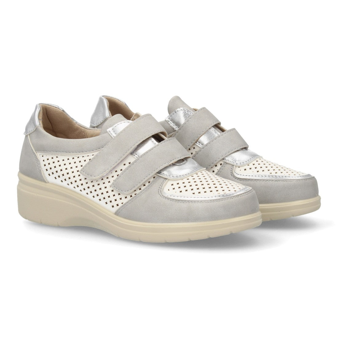 Bolsoloco Zapato Cuña Plata