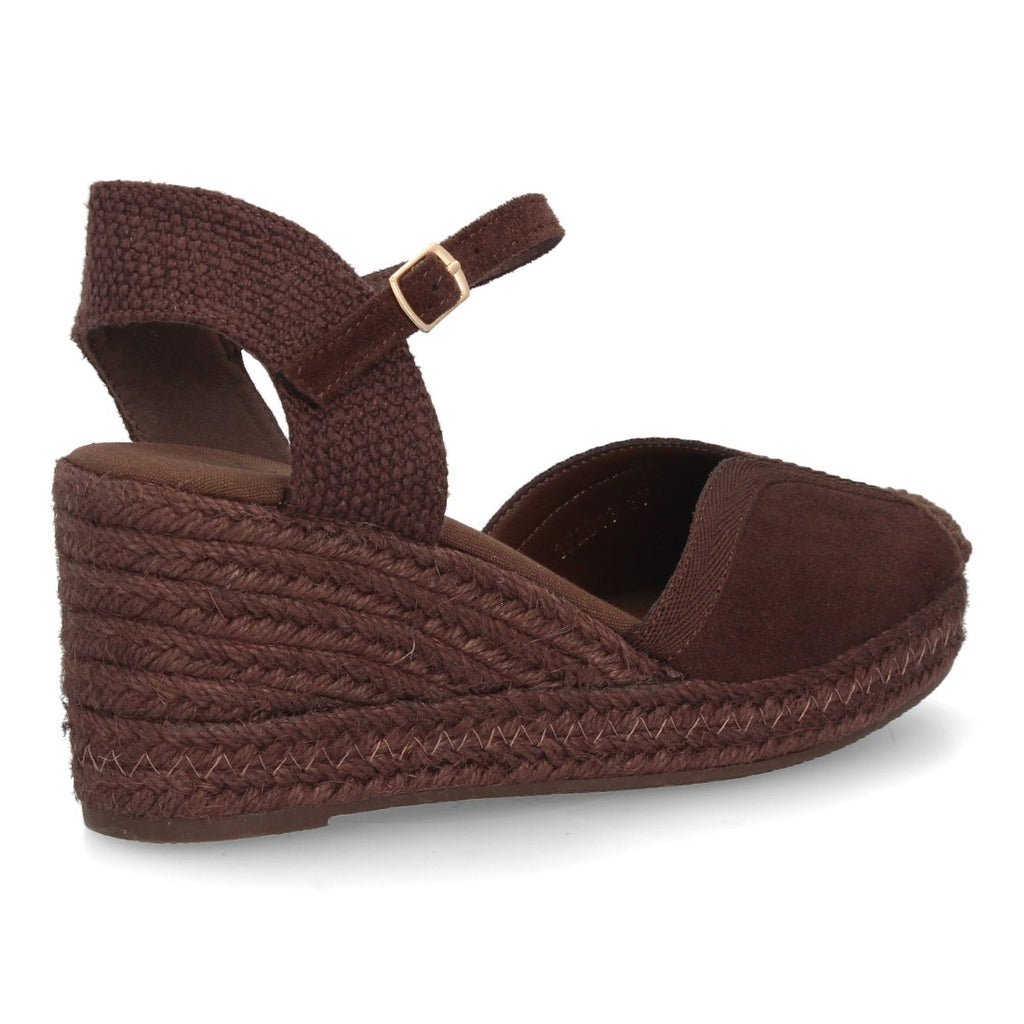 Bolsoloco Sandalia Cuña Marron