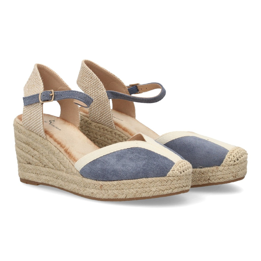 Bolsoloco Sandalia Cuña Jeans
