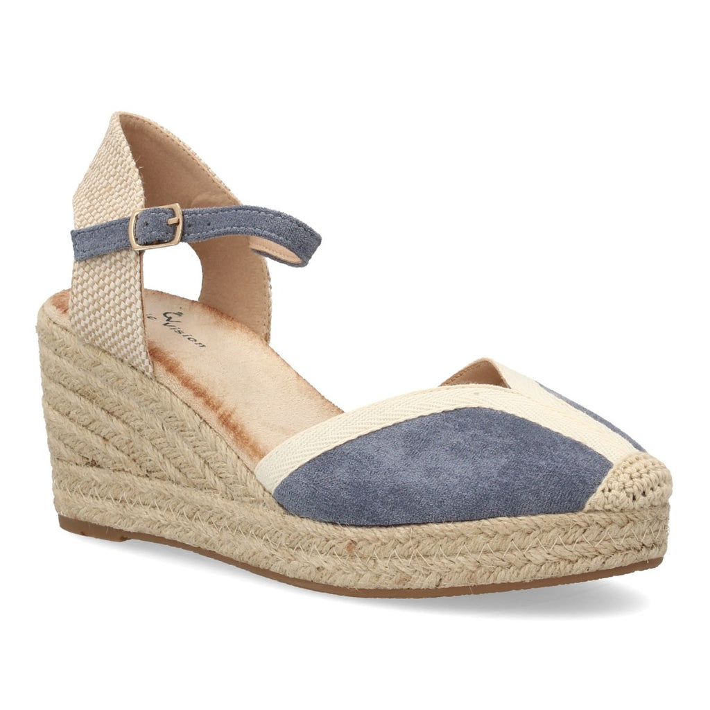 Bolsoloco Sandalia Cuña Jeans