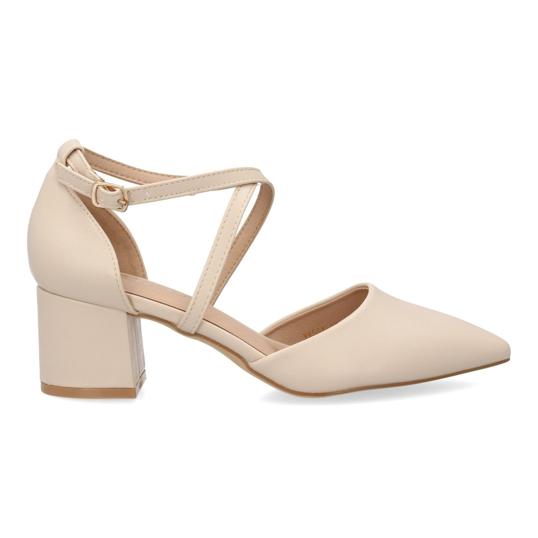 Bolsoloco Sandalia Tacón Beige