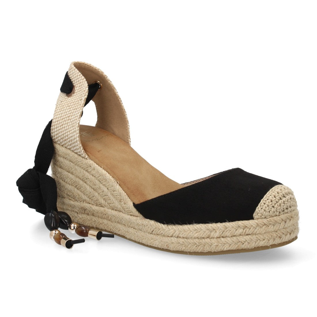 Bolsoloco Sandalia Cuña Negro