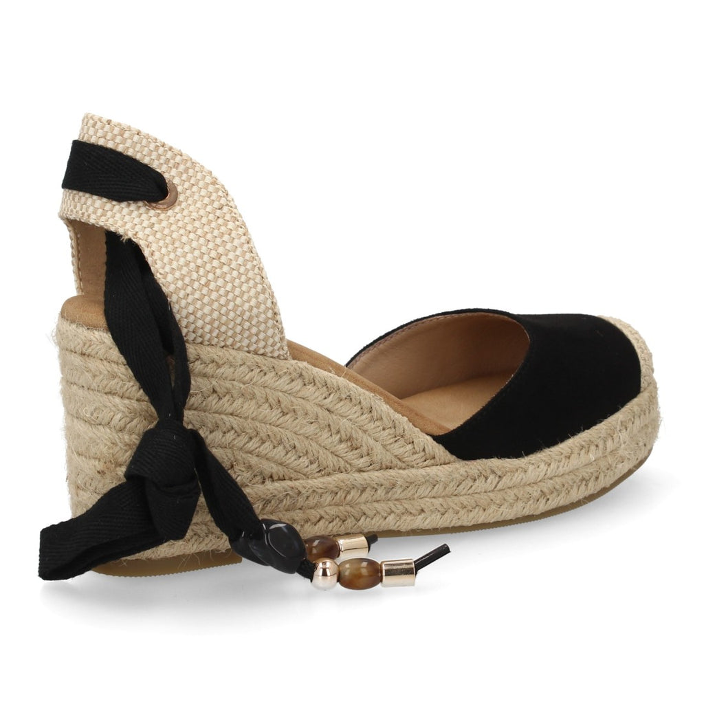 Bolsoloco Sandalia Cuña Negro