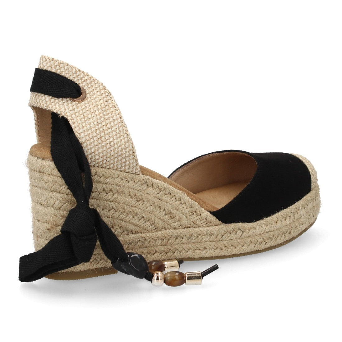 Bolsoloco Sandalia Cuña Negro