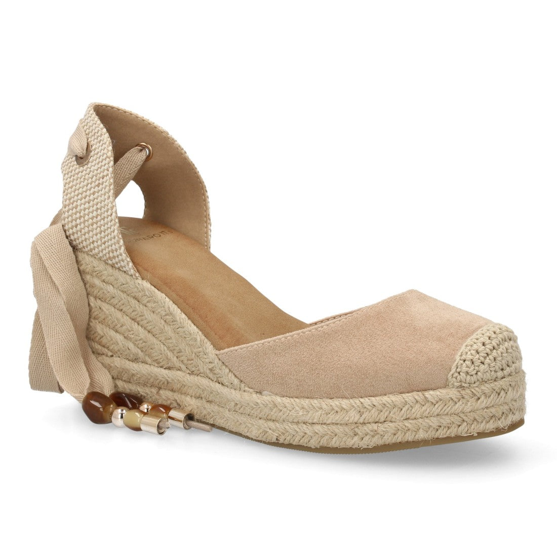 Bolsoloco Sandalia Cuña Beige