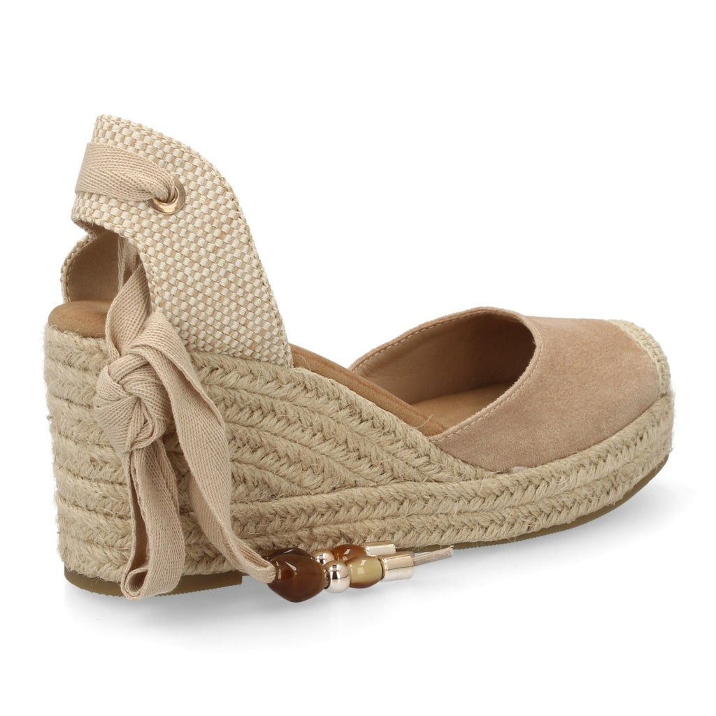 Bolsoloco Sandalia Cuña Beige