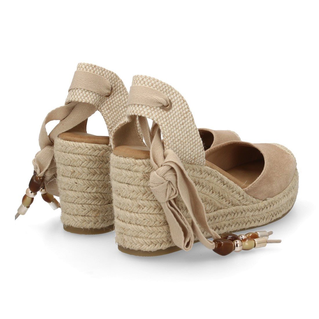 Bolsoloco Sandalia Cuña Beige