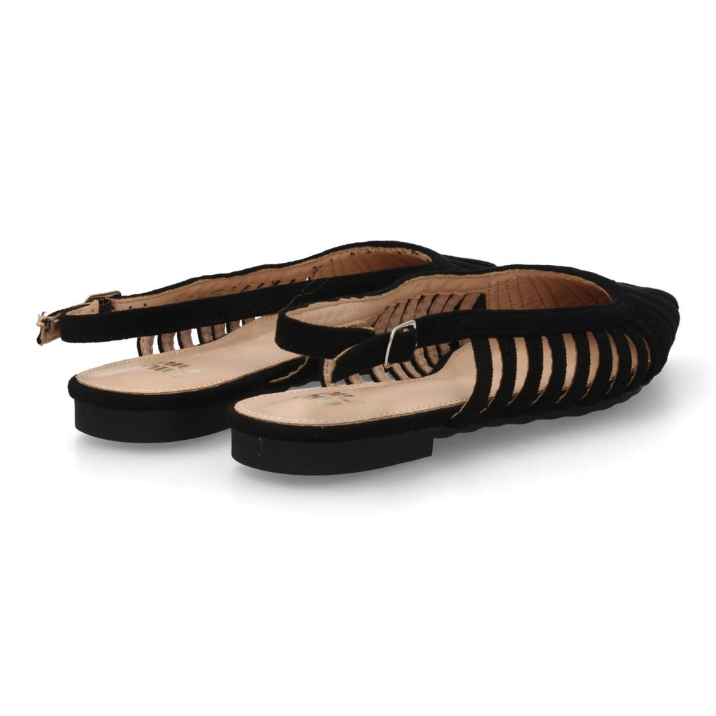 Bolsoloco Sandalia Hebilla Negro