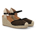 Bolsoloco Sandalia Cuña Negro