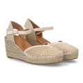 Bolsoloco Sandalia Cuña Beige