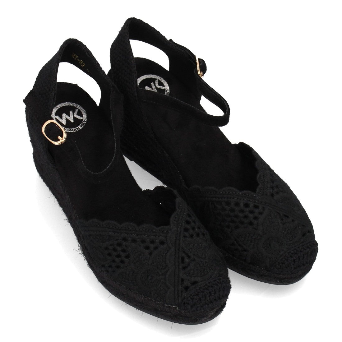 Bolsoloco Sandalia Cuña Negro