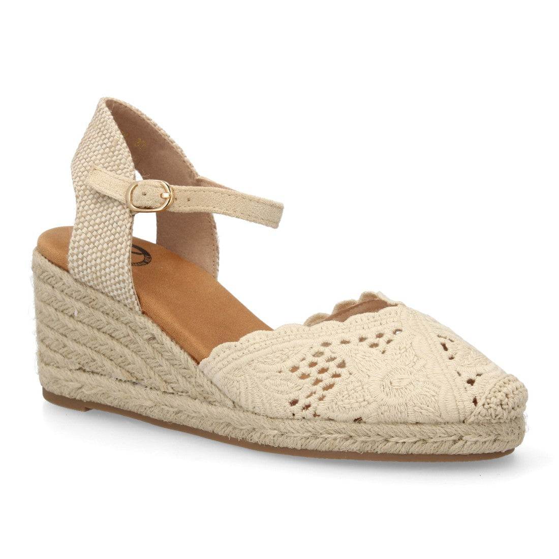 Bolsoloco Sandalia Cuña Beige