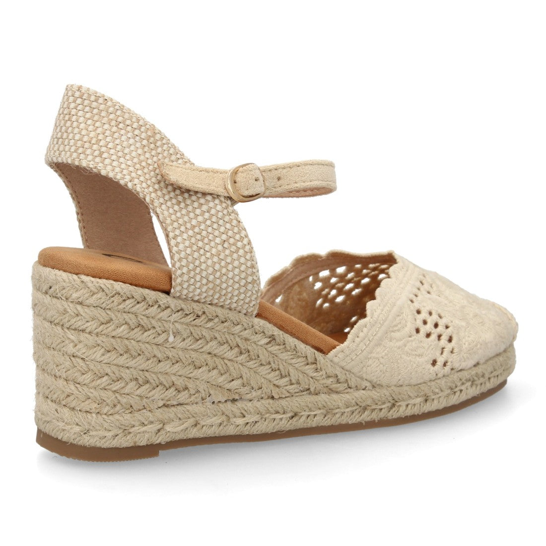 Bolsoloco Sandalia Cuña Beige