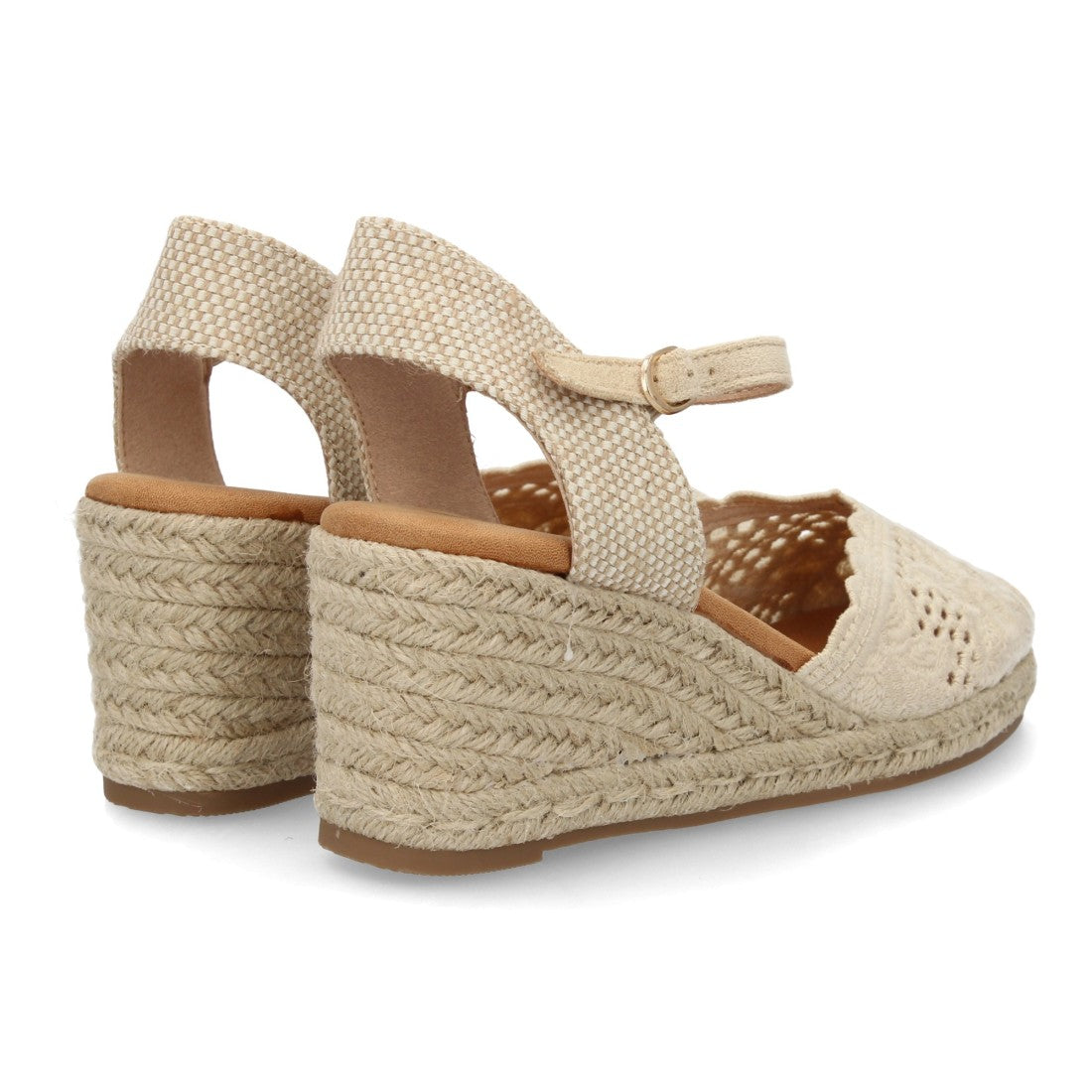 Bolsoloco Sandalia Cuña Beige
