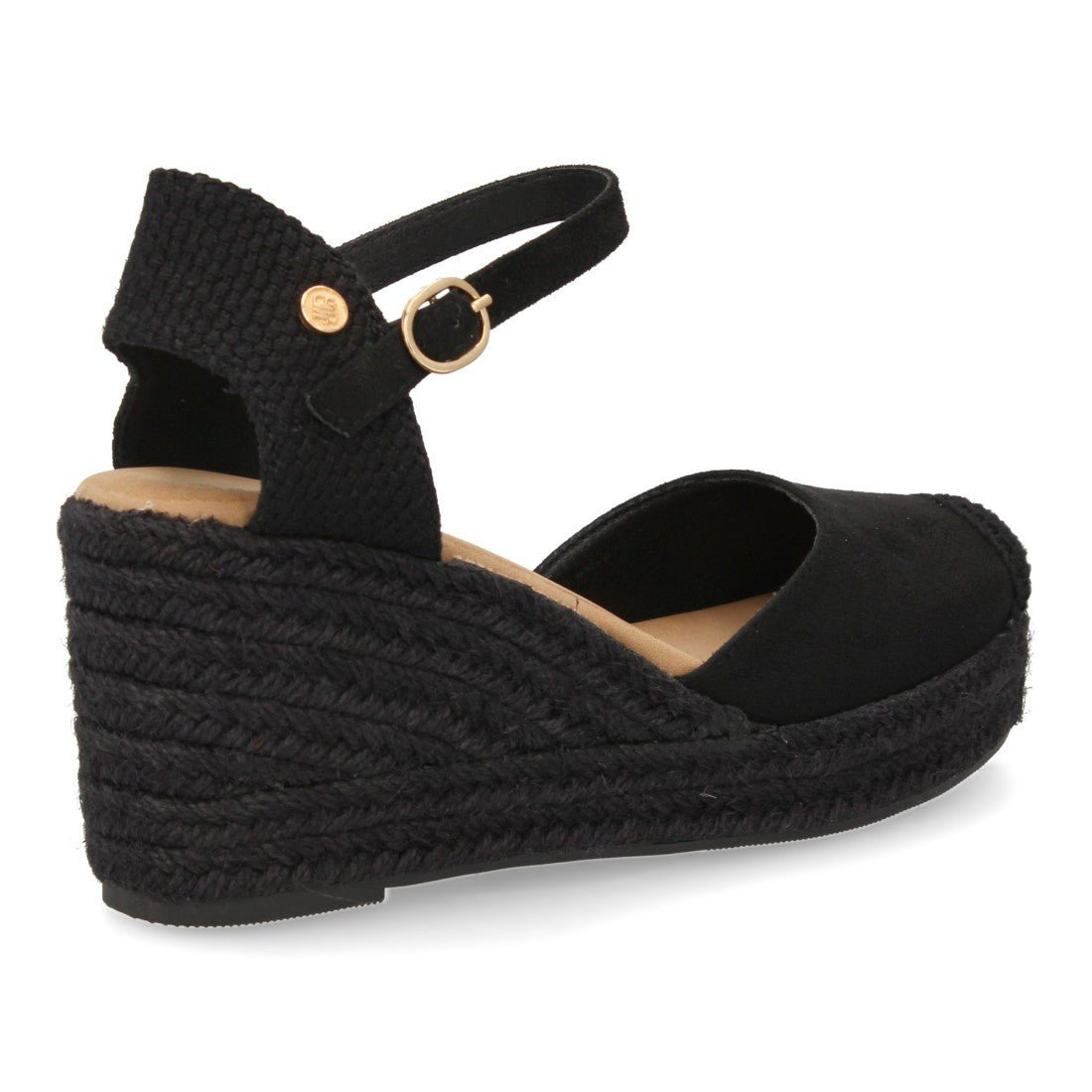 Bolsoloco Sandalia Cuña Negro