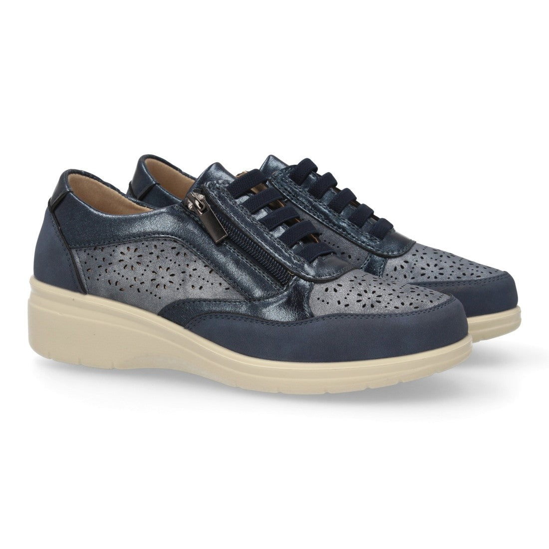 Bolsoloco Zapato Cuña Azul
