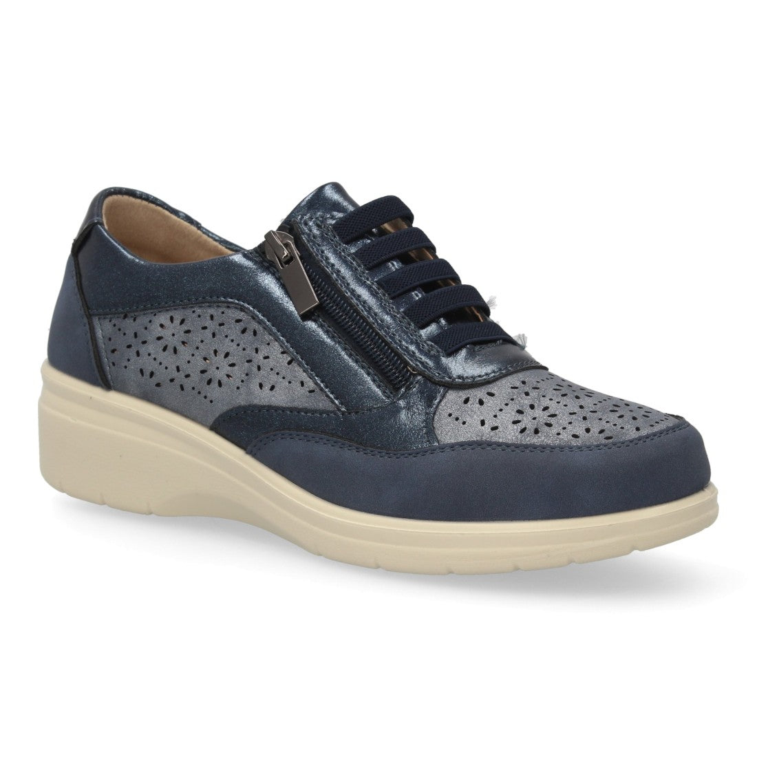 Bolsoloco Zapato Cuña Azul