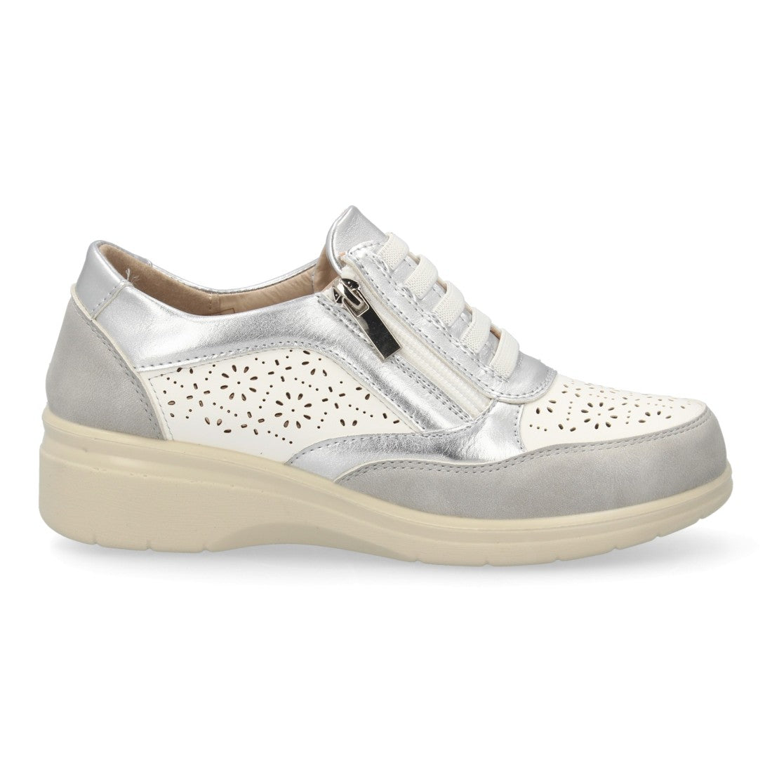 Bolsoloco Zapato Cuña Plata