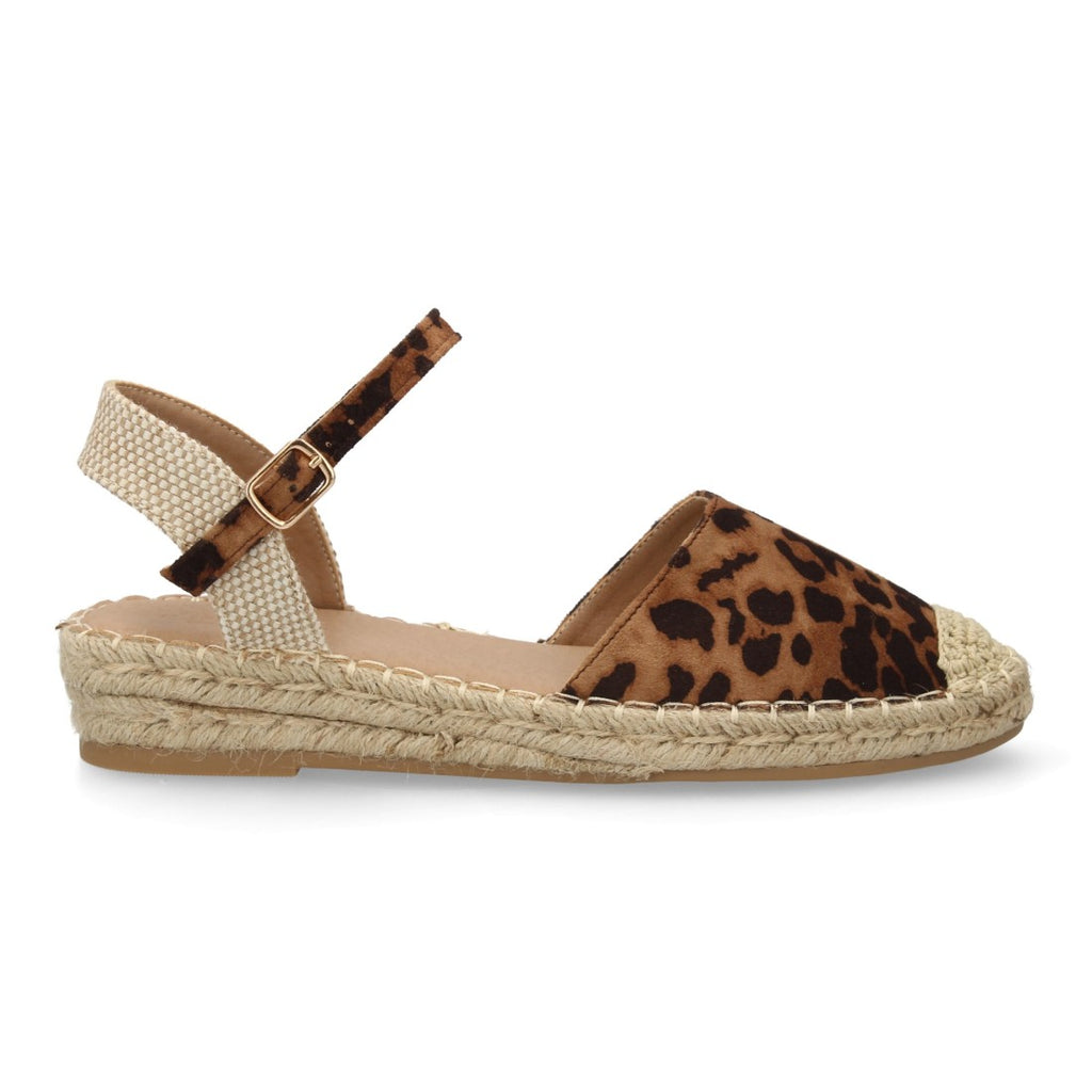 Bolsoloco Sandalia Cuña Leopardo