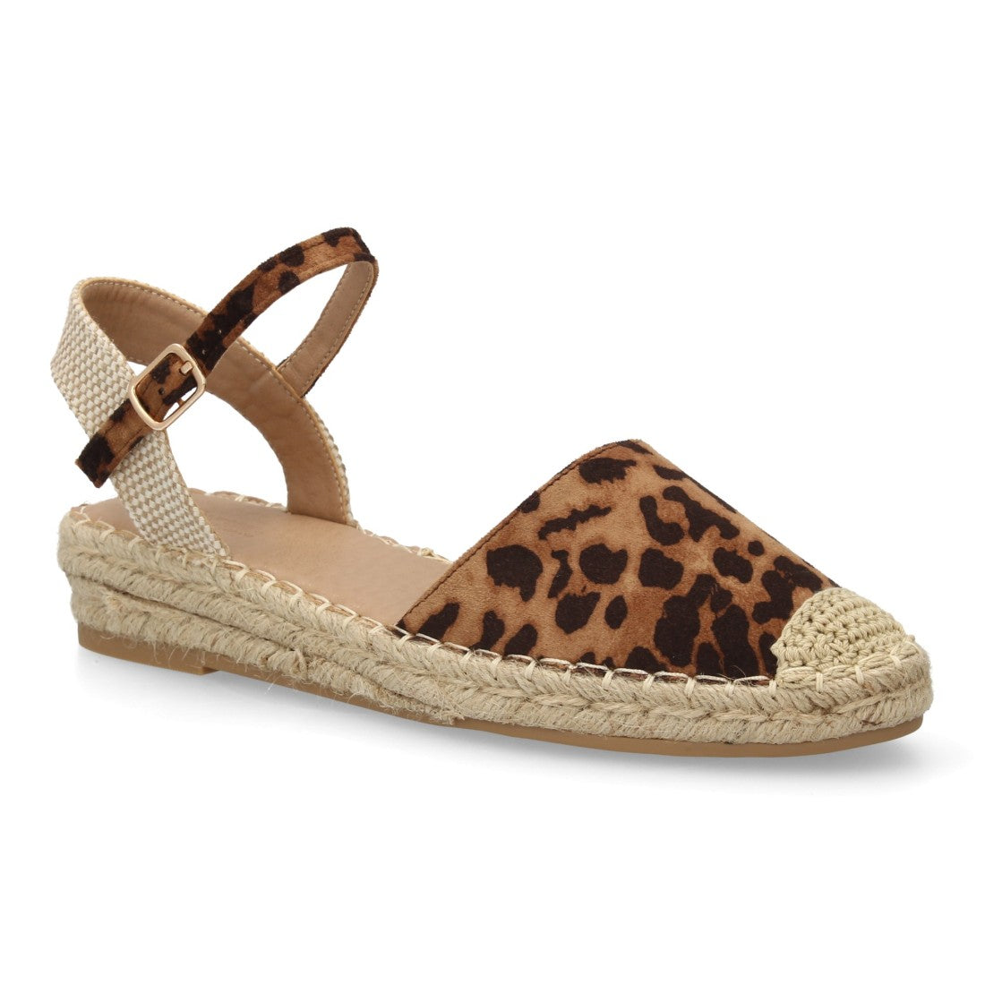 Bolsoloco Sandalia Cuña Leopardo