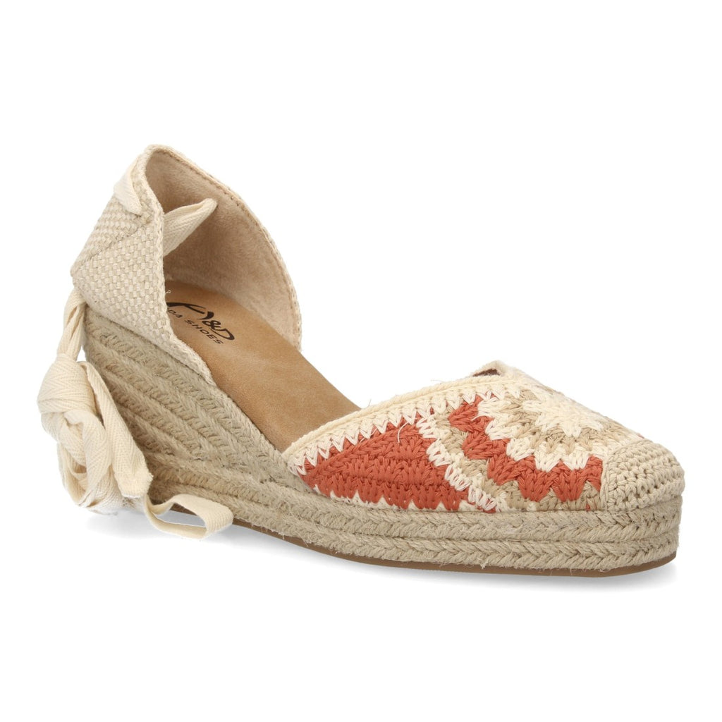 Bolsoloco Sandalia Cuña Beige