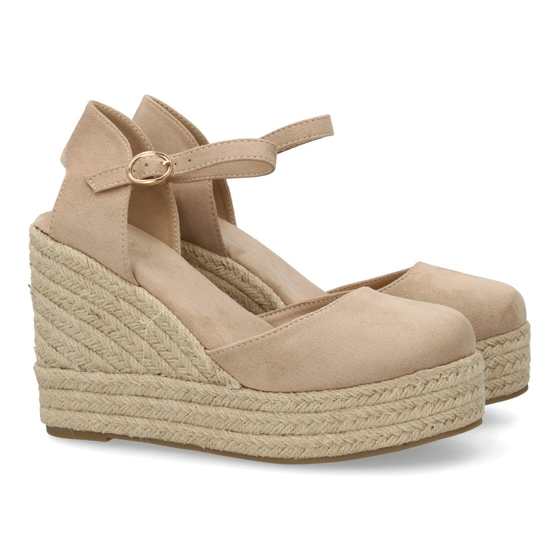 Bolsoloco Sandalia Cuña Beige