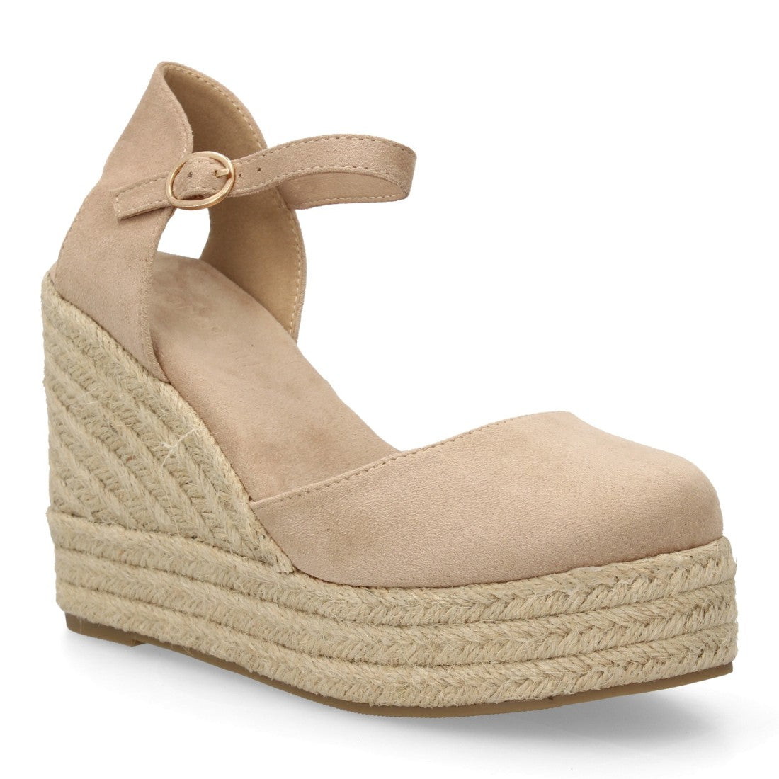 Bolsoloco Sandalia Cuña Beige