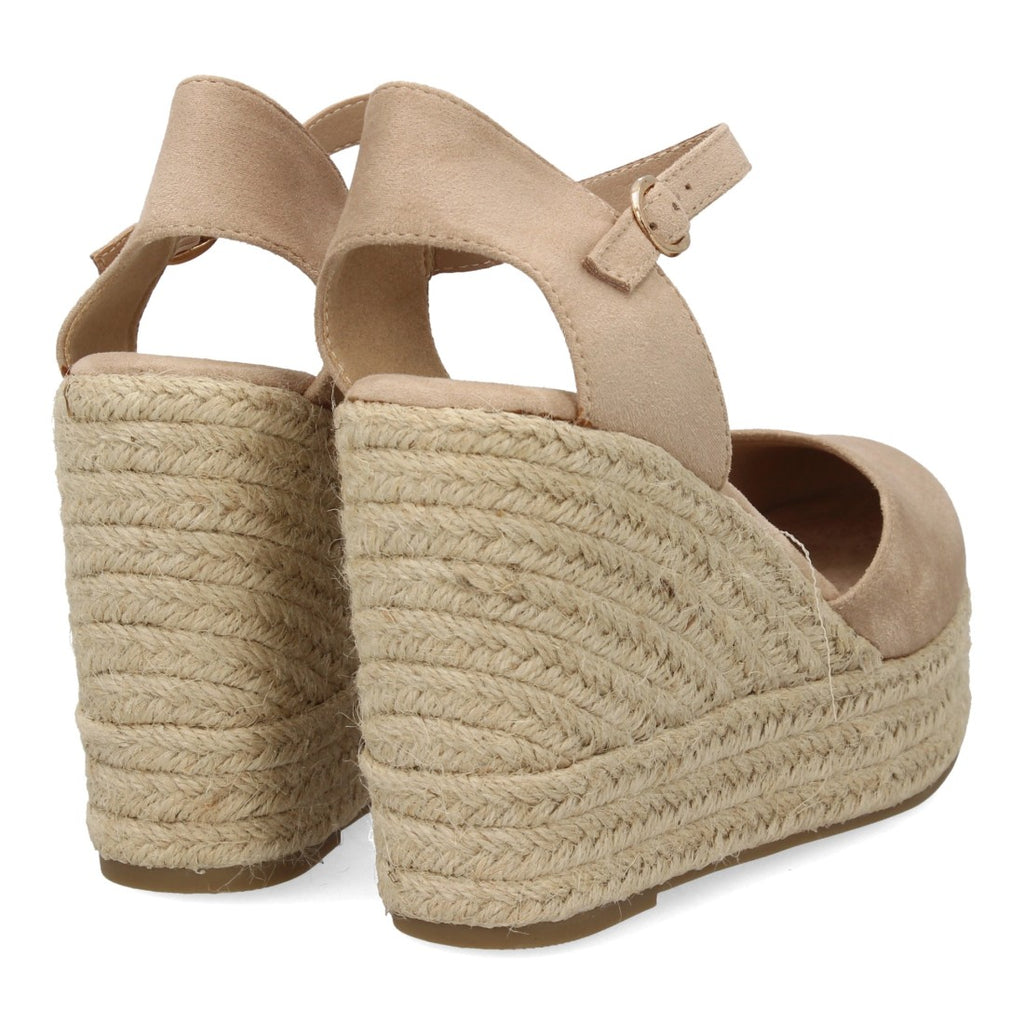 Bolsoloco Sandalia Cuña Beige