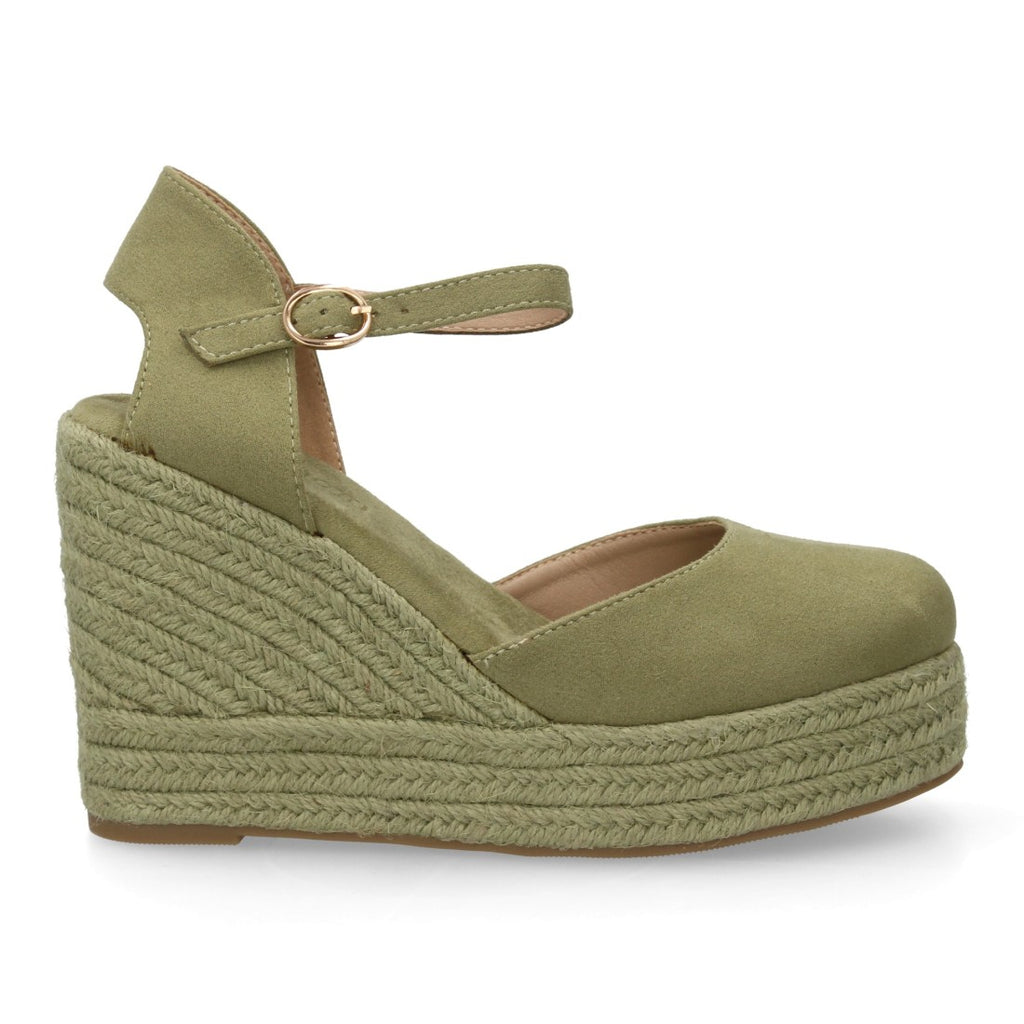 Bolsoloco Sandalia Cuña Verde