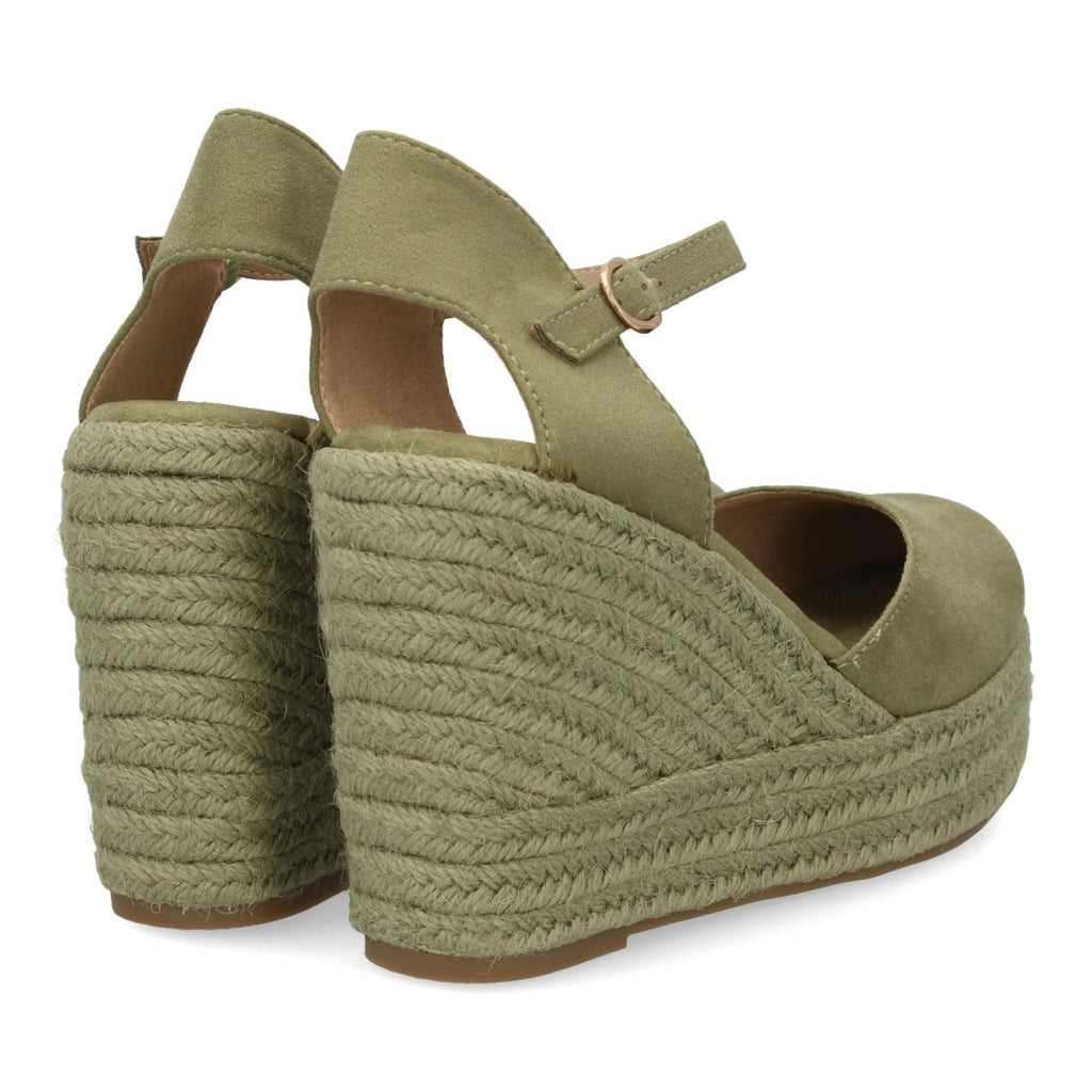 Bolsoloco Sandalia Cuña Verde