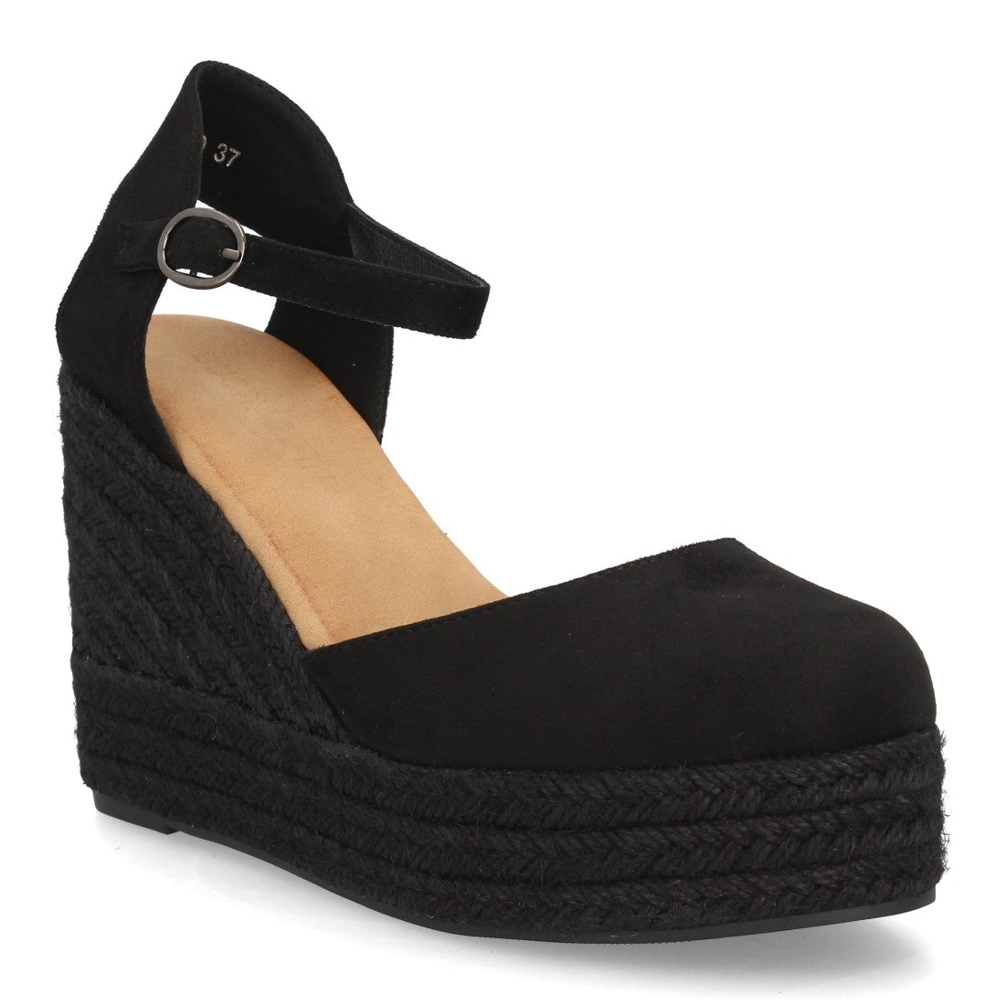 Bolsoloco Sandalia Cuña Negro