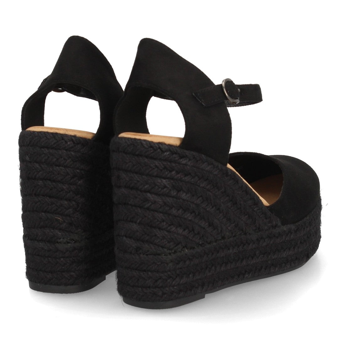 Bolsoloco Sandalia Cuña Negro