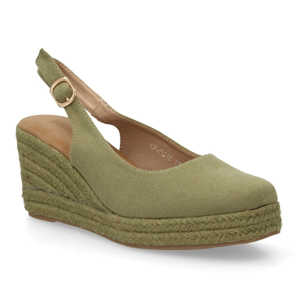 Bolsoloco Sandalia Cuña Verde