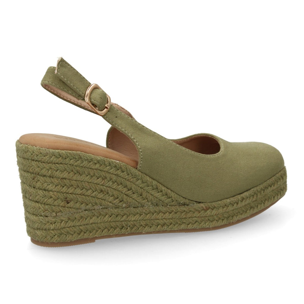 Bolsoloco Sandalia Cuña Verde