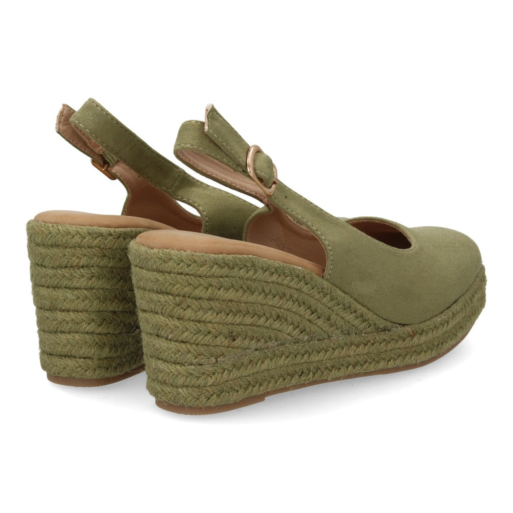 Bolsoloco Sandalia Cuña Verde