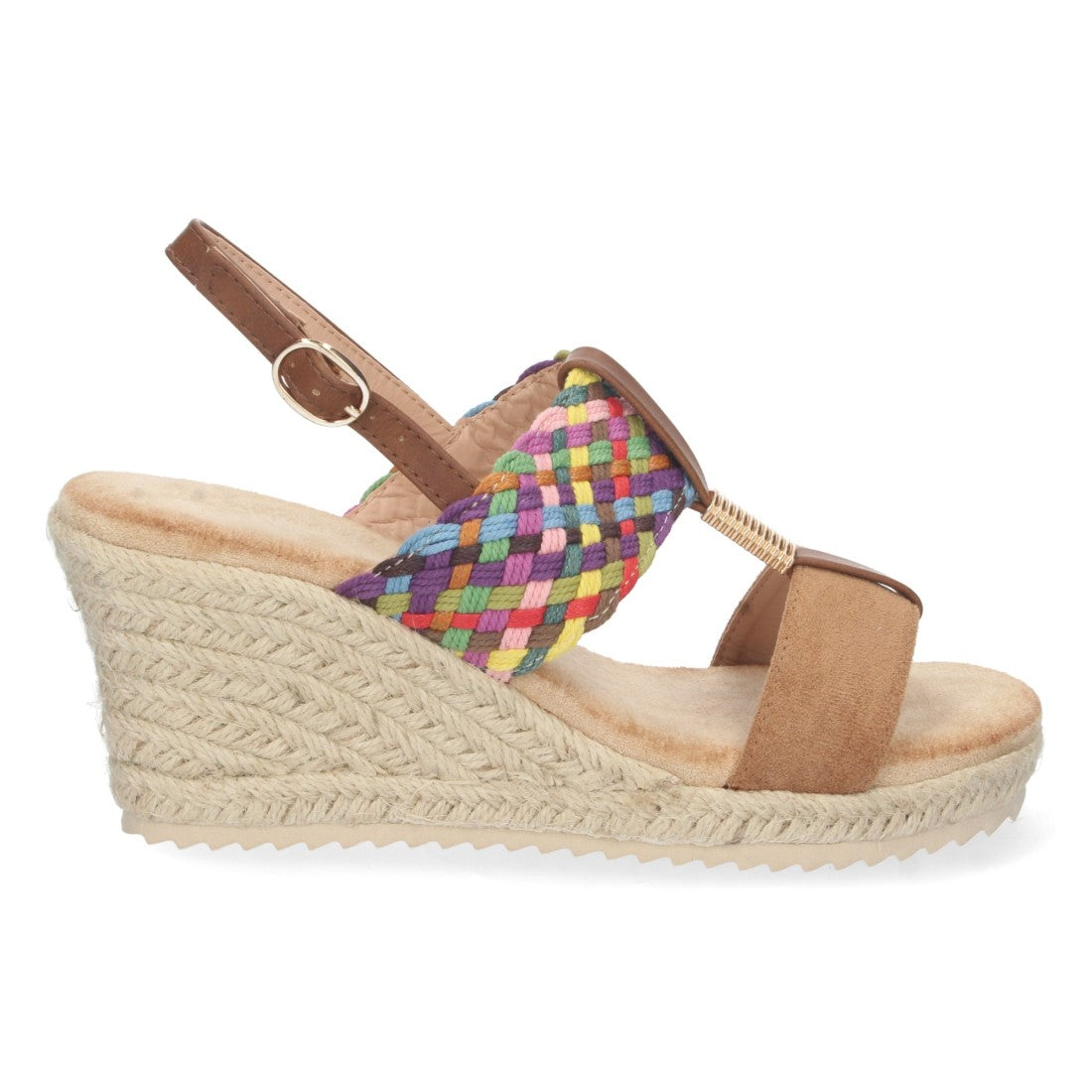 Bolsoloco Sandalia Cuña Camel