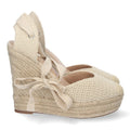 Bolsoloco Sandalia Cuña Beige