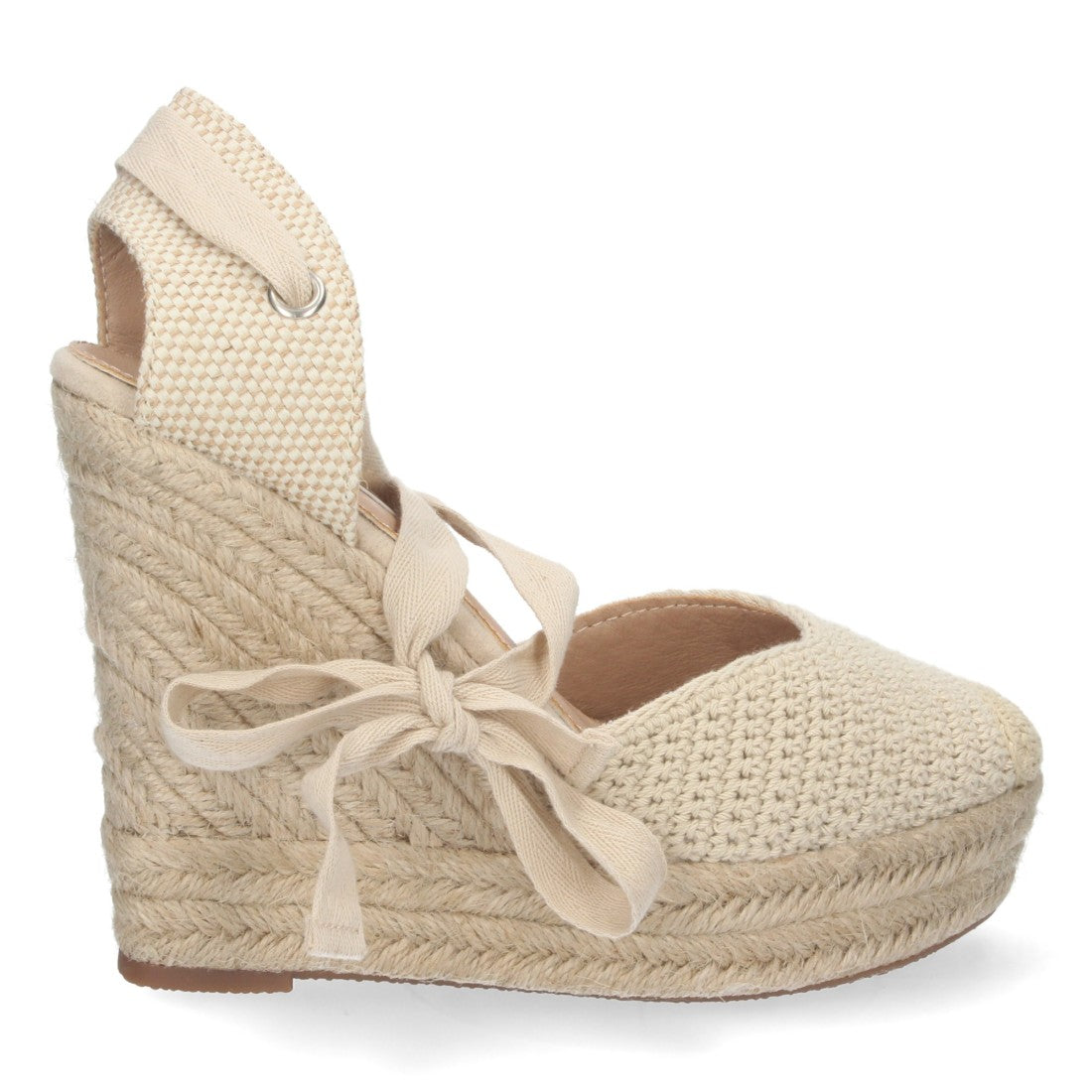 Bolsoloco Sandalia Cuña Beige