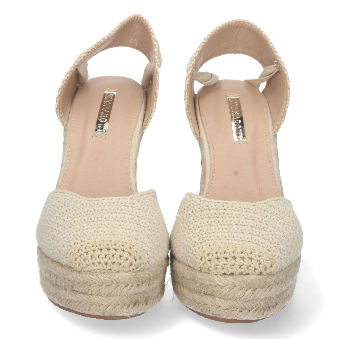 Bolsoloco Sandalia Cuña Beige