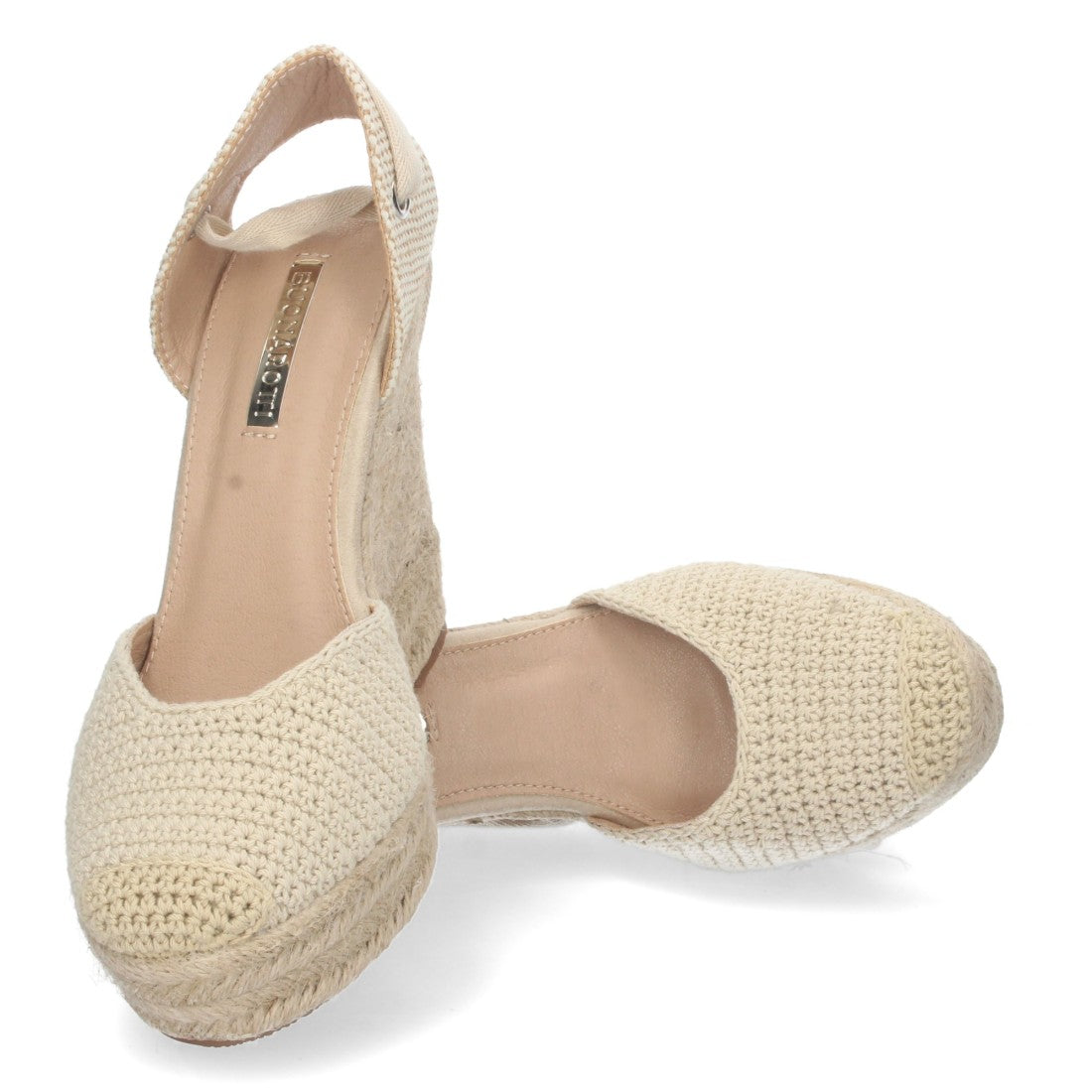 Bolsoloco Sandalia Cuña Beige