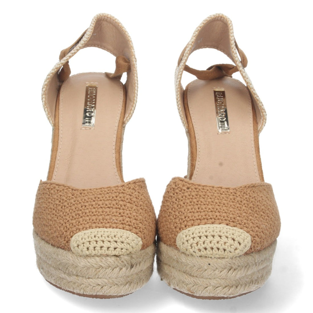 Bolsoloco Sandalia Cuña Camel