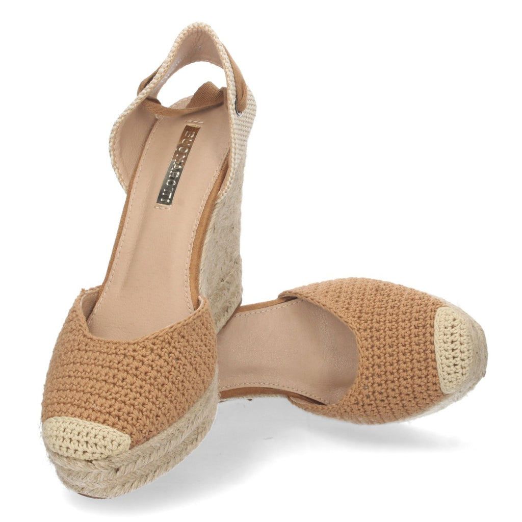 Bolsoloco Sandalia Cuña Camel