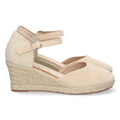 Bolsoloco Sandalia Cuña Beige