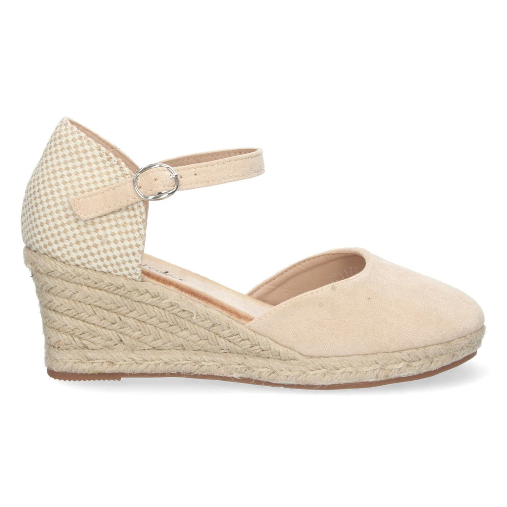 Bolsoloco Sandalia Cuña Beige