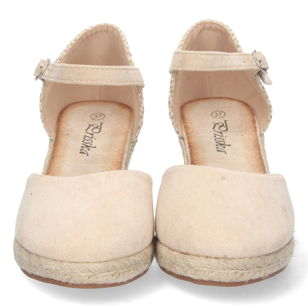 Bolsoloco Sandalia Cuña Beige