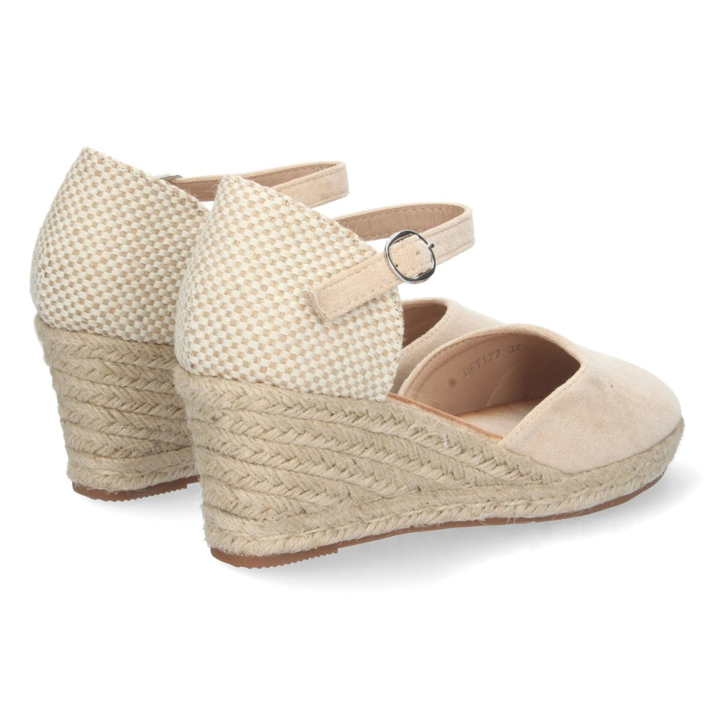 Bolsoloco Sandalia Cuña Beige