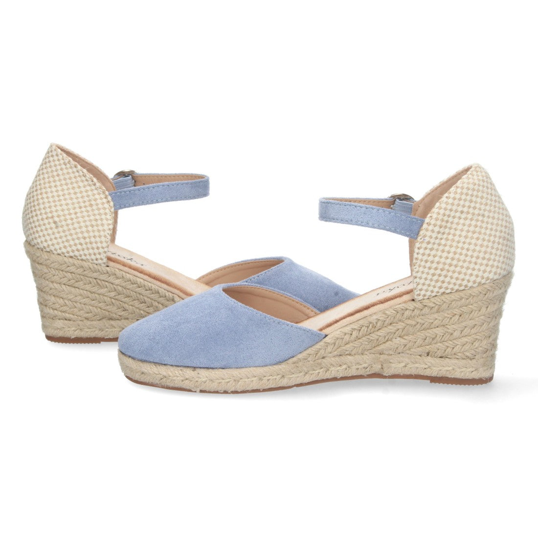 Bolsoloco Sandalia Cuña Azul