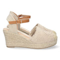 Bolsoloco Sandalia Cuña Beige