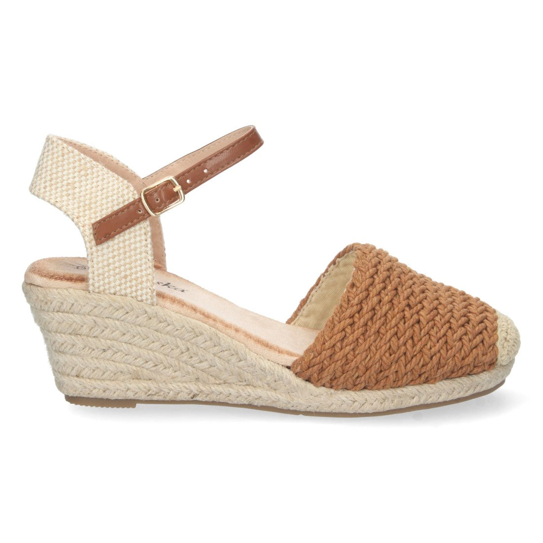 Bolsoloco Sandalia Cuña Camel